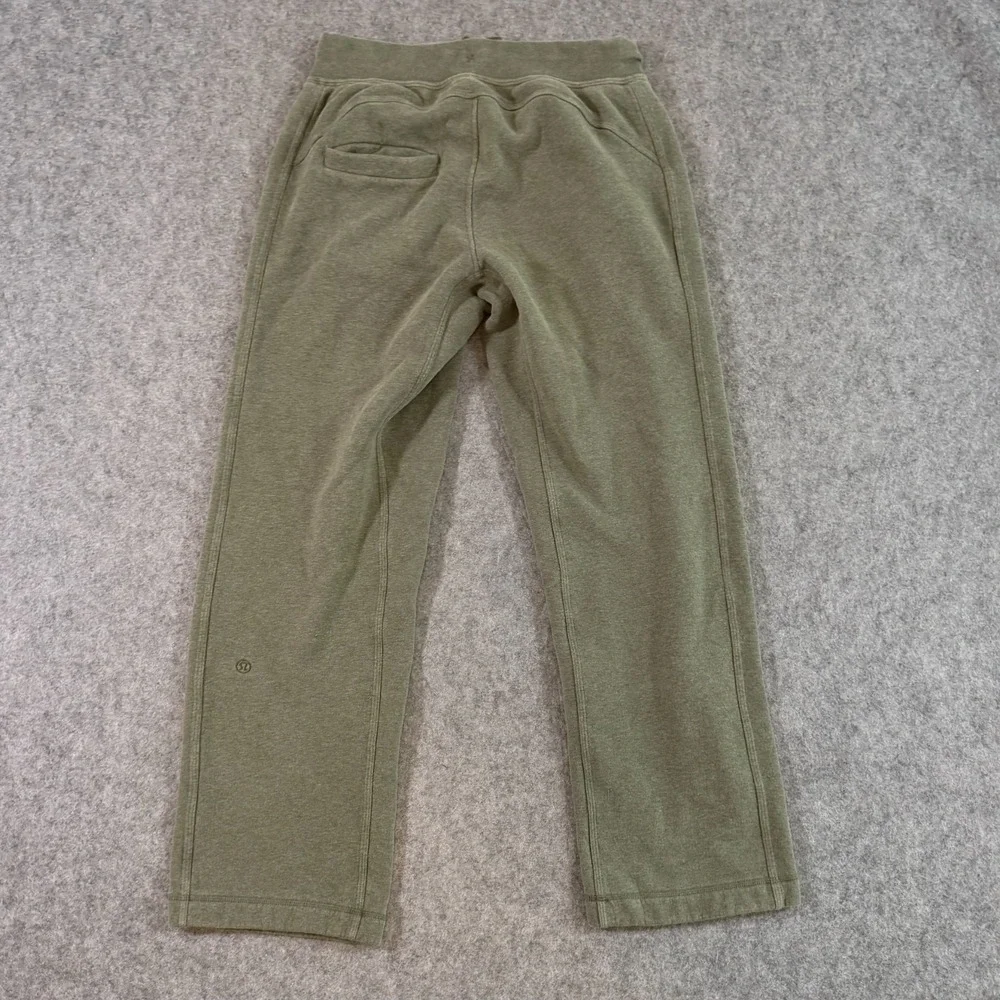 Lululemon Athletica Olive Green Straight Leg Sweatpants Men's Size Medium